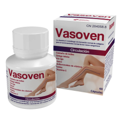 Vasoven by Bluecube | Suplemento para la Circulación con Vid Roja, Castaño de Indias, Rusco y Rutina