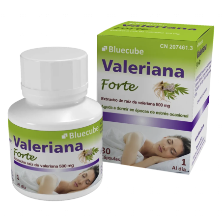 Valeriana Forte by Bluecube | Extracto Concentrado para Relajación y Sueño Natural