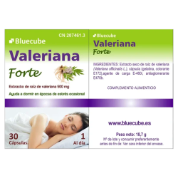 Valeriana Forte by Bluecube | Extracto Concentrado para Relajación y Sueño Natural