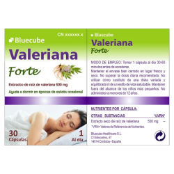 Valeriana Forte by Bluecube | Extracto Concentrado para Relajación y Sueño Natural