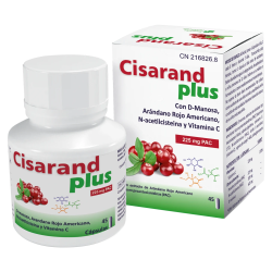 Cisarand Plus by Bluecube | Fórmula Intensiva para Infecciones Urinarias con Arándano Rojo, D-Manosa y Vitamina C