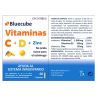 Vitamina C + D + Zinc by Bluecube | Triple Acción para el Sistema Inmune | Antioxidantes y Refuerzo de Defensas
