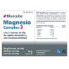 Magnesio Complex-3 by Bluecube | Citrato, Bisglicinato y Óxido de Magnesio | Alta Absorción