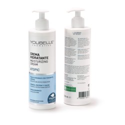 YOUBELLE Crema Hidratante Atópica 500 ml | Hidratación Intensiva para Pieles Sensibles y Secas | Uso Diario