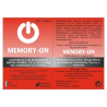 MEMORY-ON by Bluecube | Complemento Alimenticio para Memoria y Concentración | Con Bacopa, Ginkgo Biloba y Vitaminas B