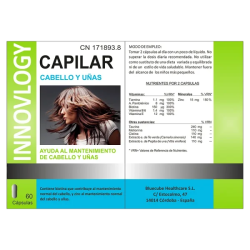 INNOVLOGY Capilar by Bluecube | Tratamiento Anticaída con Biotina, Zinc, Queratina, Mijo y L-Cistina