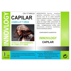 INNOVLOGY Capilar by Bluecube | Tratamiento Anticaída con Biotina, Zinc, Queratina, Mijo y L-Cistina