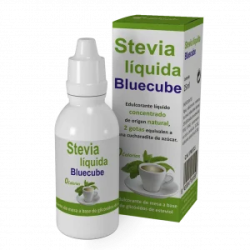 Stevia Líquida 25 ml by Bluecube | Edulcorante Natural sin Calorías | Apto para Diabéticos y Dietas Bajas en Azúcar