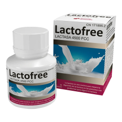Lactofree Aparato Digestivo | Complemento con Lactasa 4500 FCC para Intolerancia a la Lactosa – 60 Cápsulas