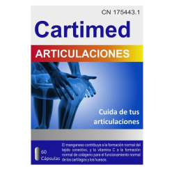 CARTIMED by Bluecube | Suplemento para Articulaciones con Colágeno, Ácido Hialurónico, Condroitina y Vitamina C