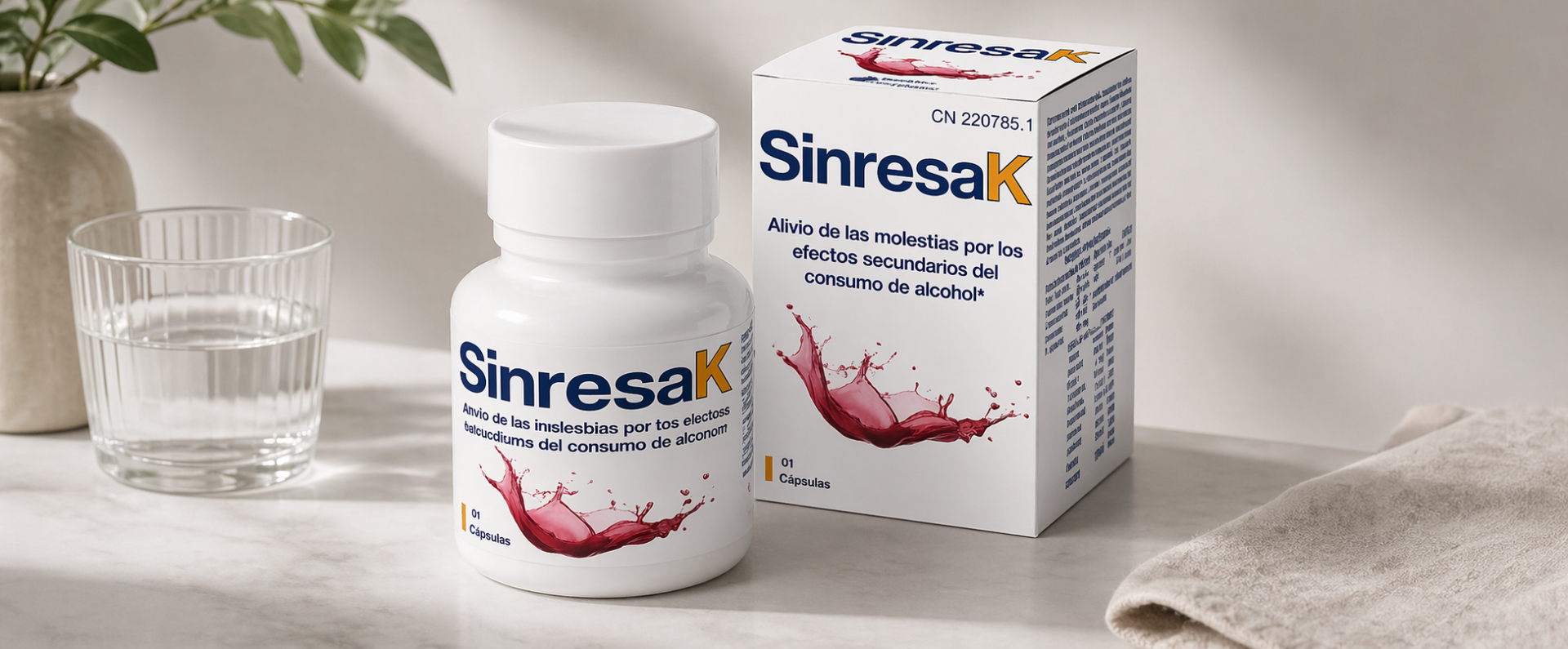  SinresaK: el complemento natural avanzado para prevenir la resaca