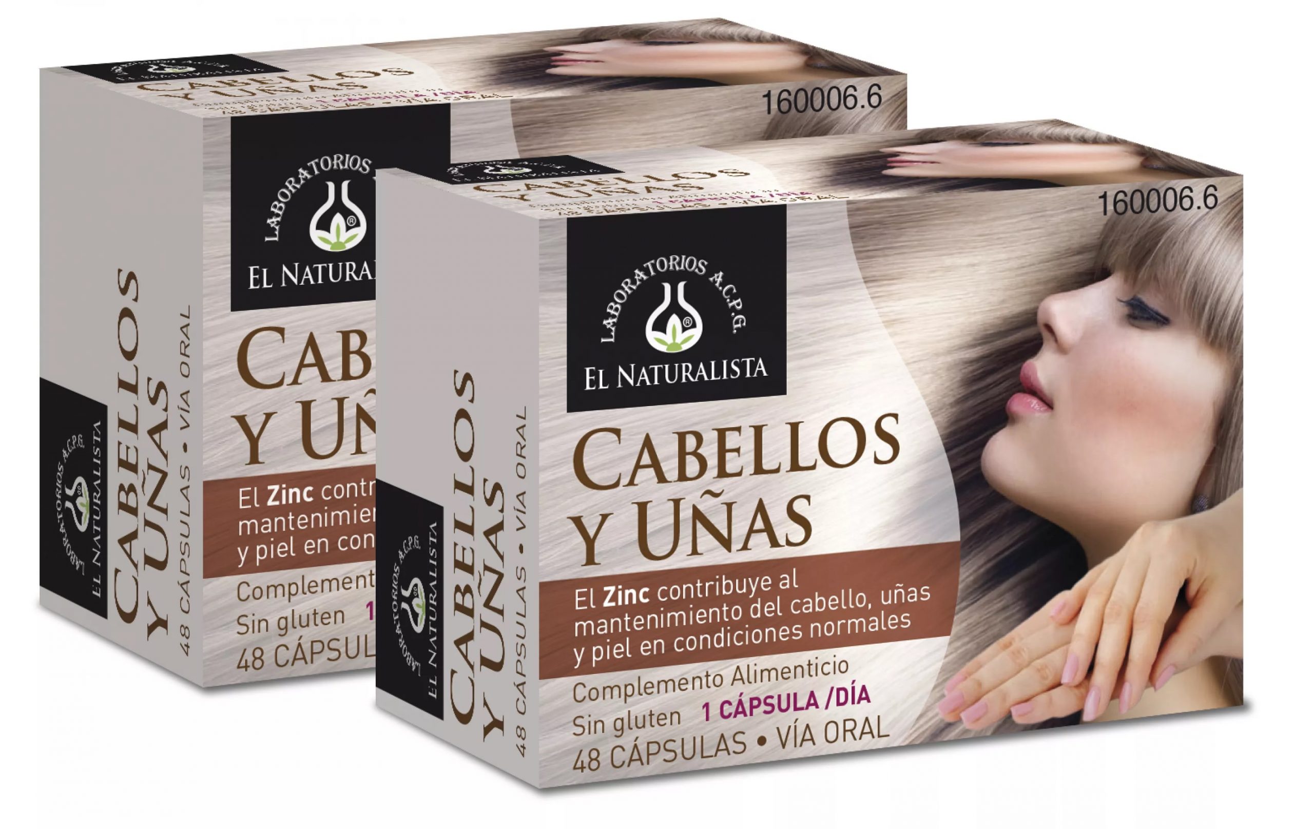 Cabello y uñas El Naturalista Pack 2 und