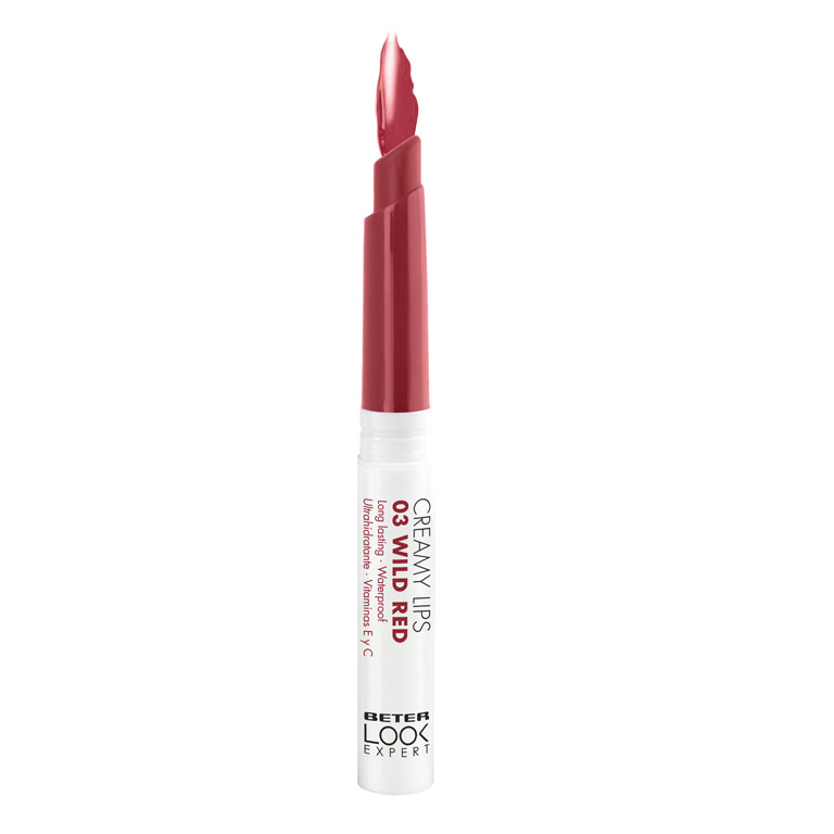 Lipstick creamy lips 03 Wild Red
