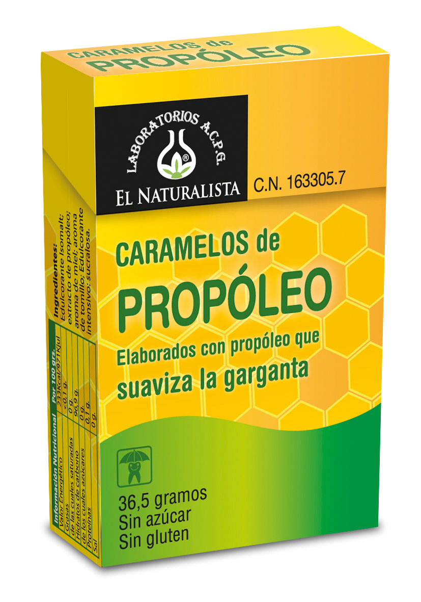 Caramelos Propoleo 40 grs S/A.exp.20