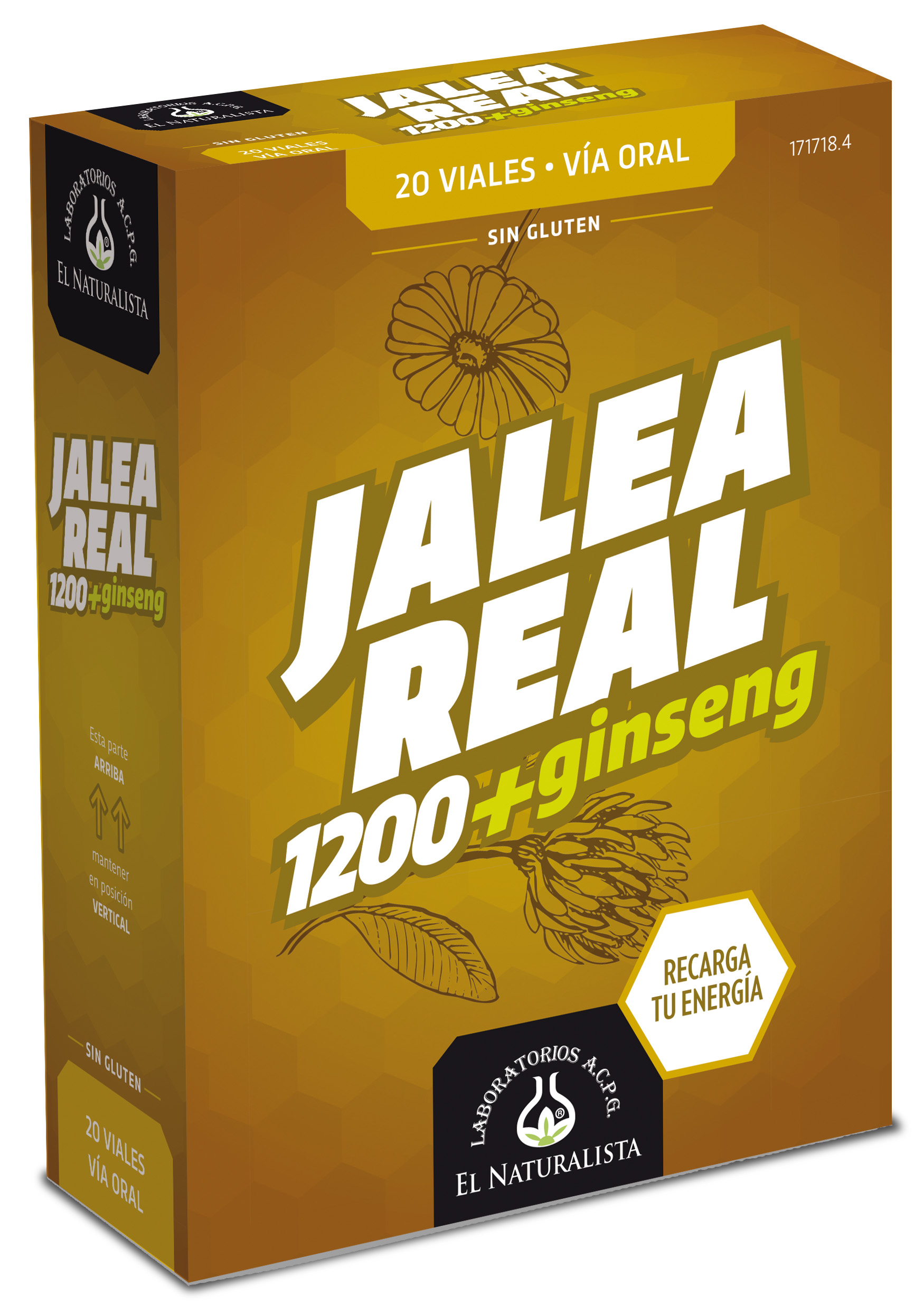 Jalea Real Con Ginseng 20 viales